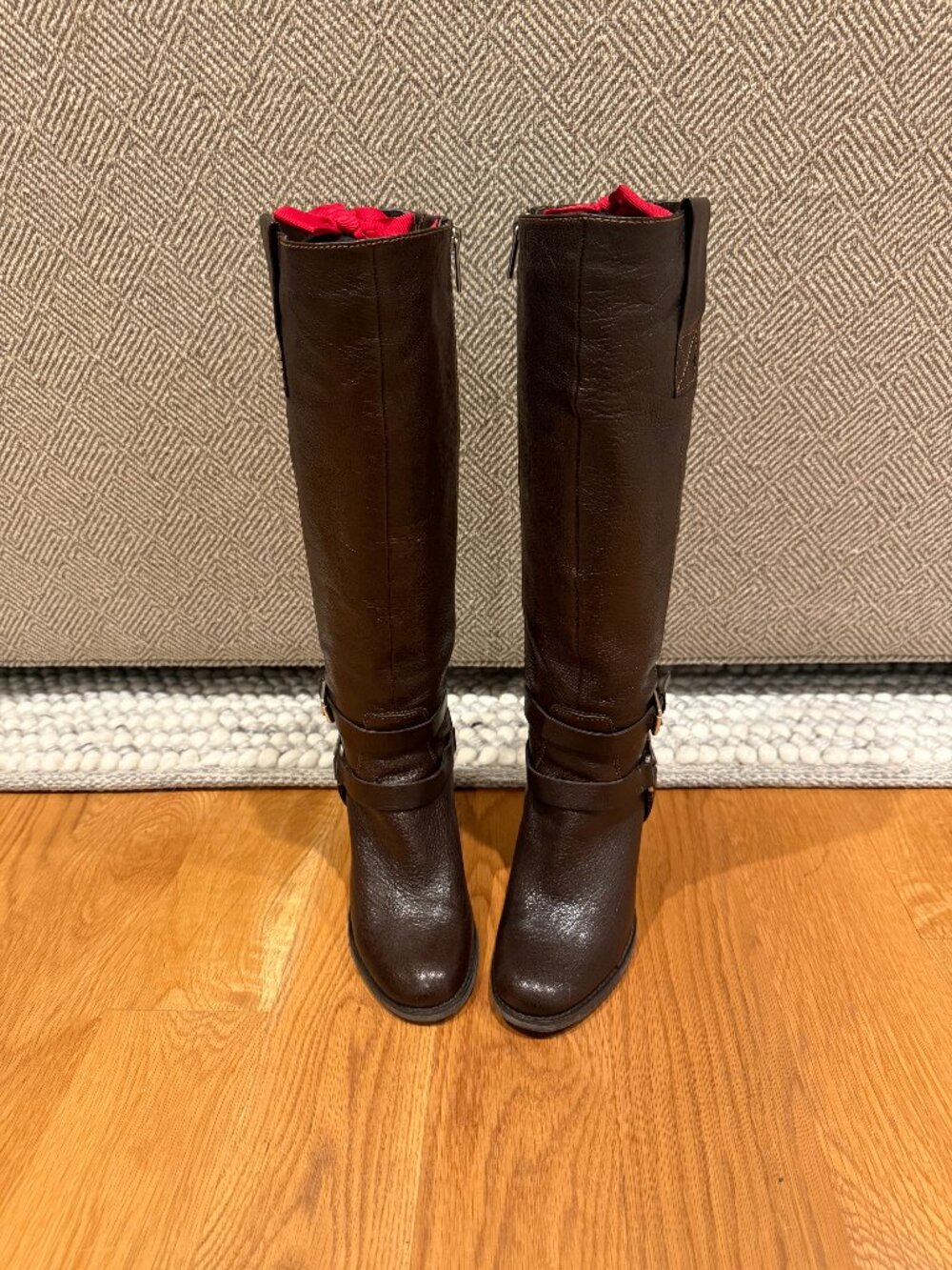 Bandolino Bdaisel Dark Brown Tall Boots, sz 7.5